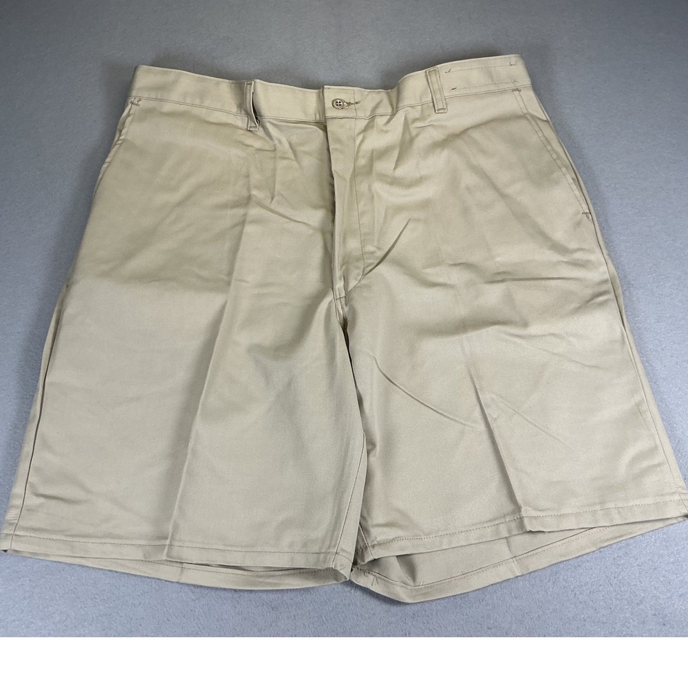 GK TeamWear Uniform Shorts Mens 40 Khaki Work Utility Service Shorts NWOT‎
